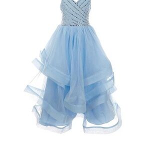 Rare Editions Light Blue Formal Dress for Kids